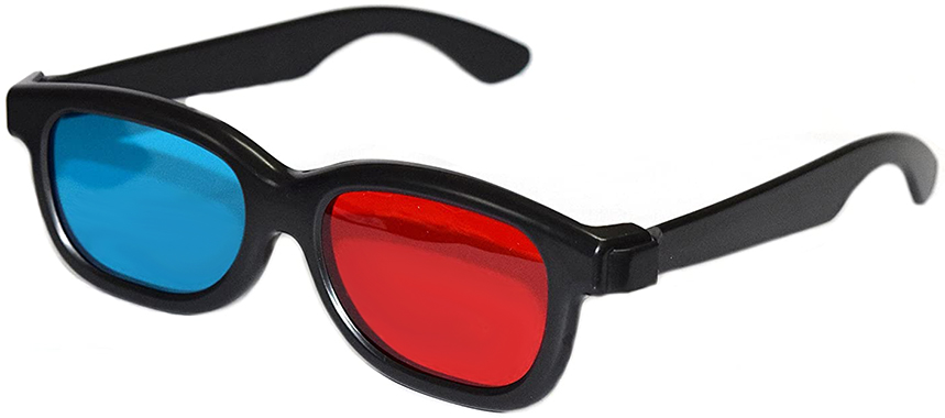 3D glasses - anaglyph glass